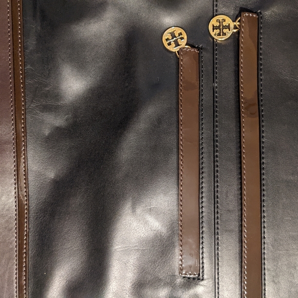 HTF Tory Burch Chain Leather Tote Authentic! SALE - Picture 10 of 13